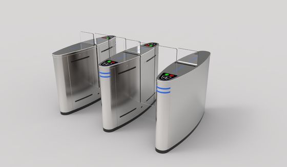 Cancello girevole pedonale di vetro acrilico 60Hz del portone di scivolamento di sicurezza dell'analizzatore del QR Code IP66