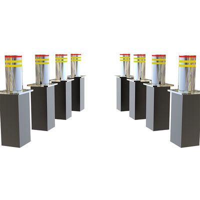 Bollard idraulico a sollevamento retrattile per la sicurezza Altura di sollevamento 600 mm-1200 mm Spessore 6 mm