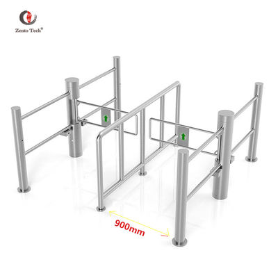 Office Facial Recognition Swing Turnstile Gate 304 Sistema di controllo di accesso in acciaio inox