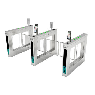 Tornello a battente salvaspazio Zento dal design sottile con controllo accessi a doppia direzione e indicatore LED