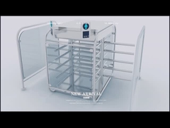 Mezze barriere di sicurezza del cancello girevole del portone di altezza dell'interfaccia RS485 550mm