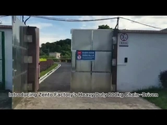 Sistema di apertura di porte scorrevoli industriali per porte in acciaio da 800 kg.